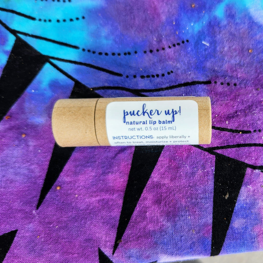 Pucker Up! natural lip balm by OR: the alternative