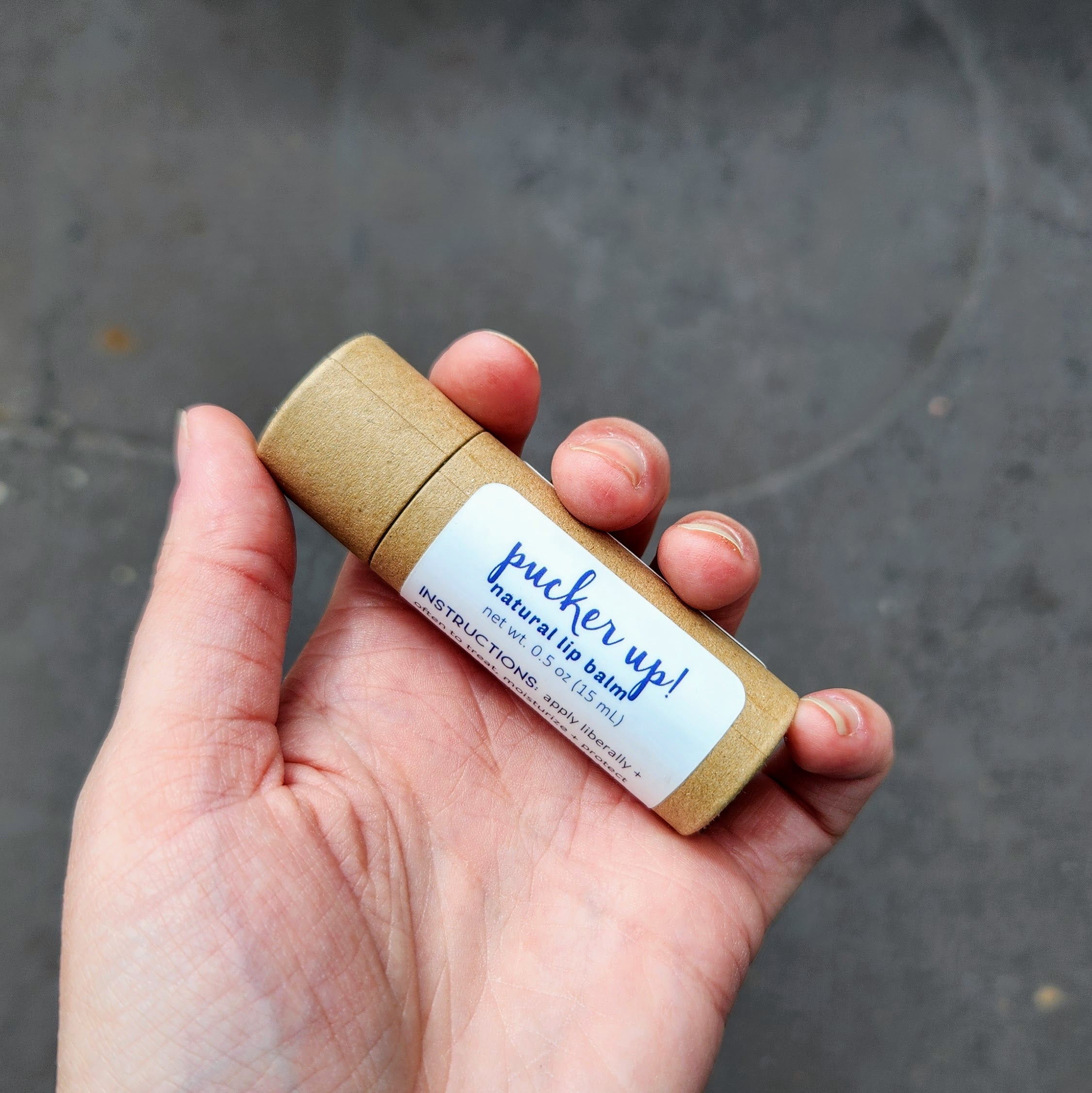 Pucker Up! natural lip balm by OR: the alternative