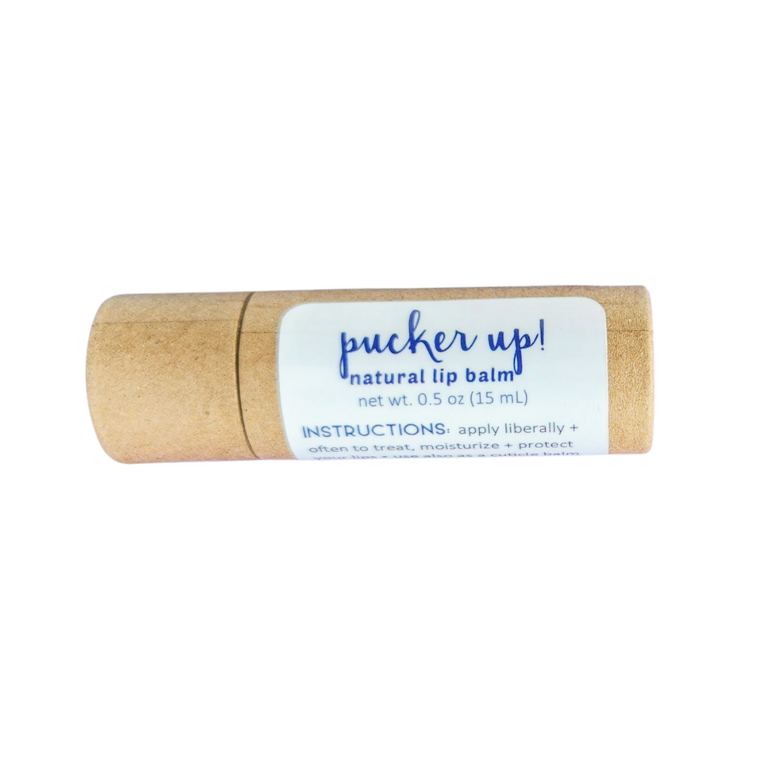 Pucker Up! natural lip balm by OR: the alternative