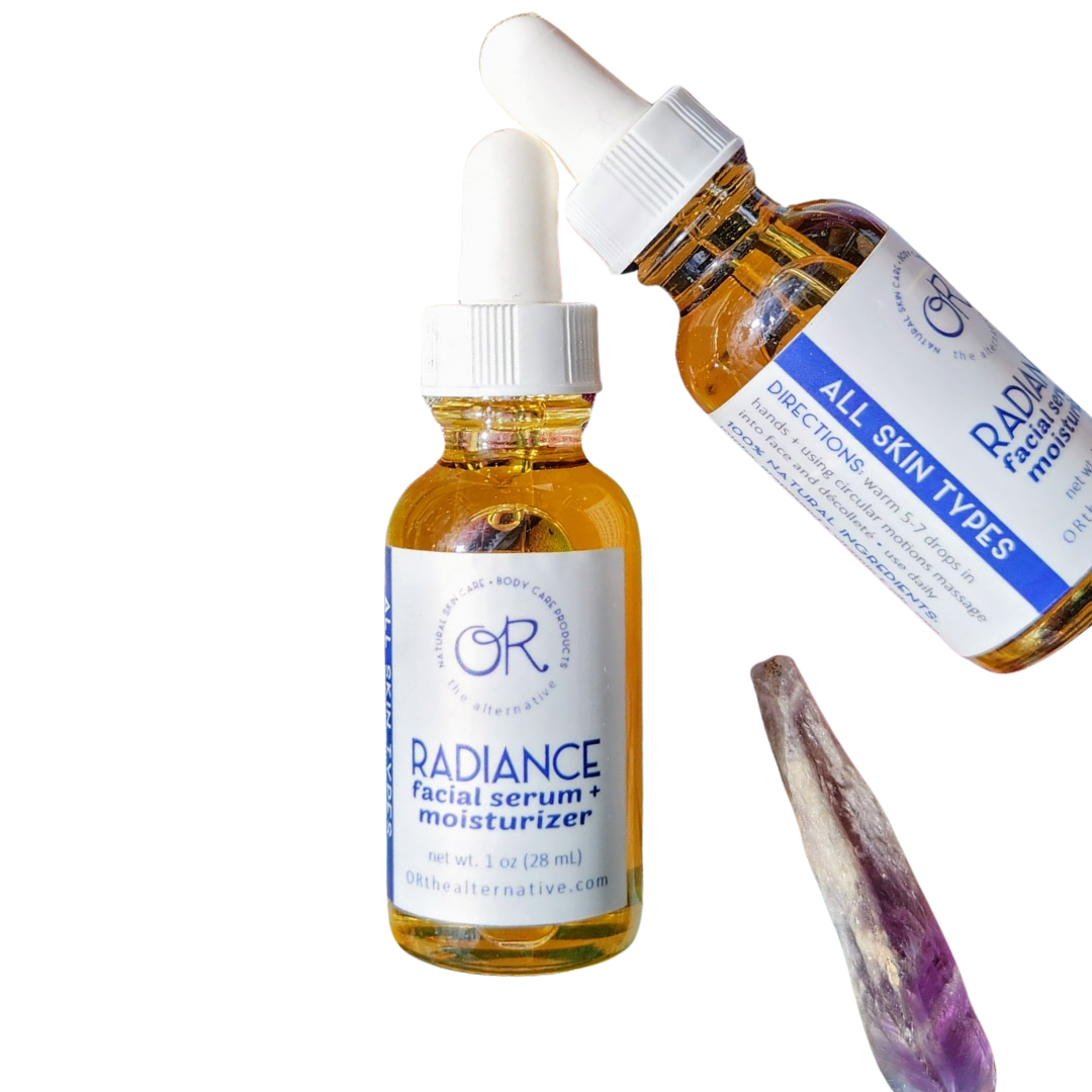 Radiance Oil Facial Serum + Face Moisturizer by OR: the alternative