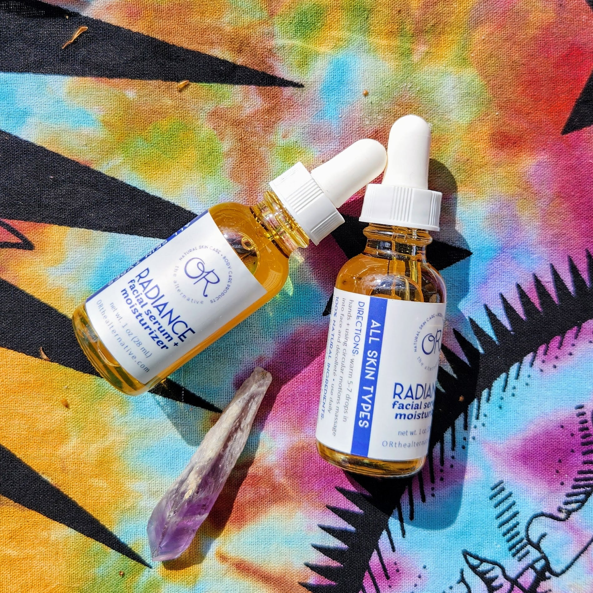 Radiance Oil Facial Serum + Face Moisturizer by OR: the alternative