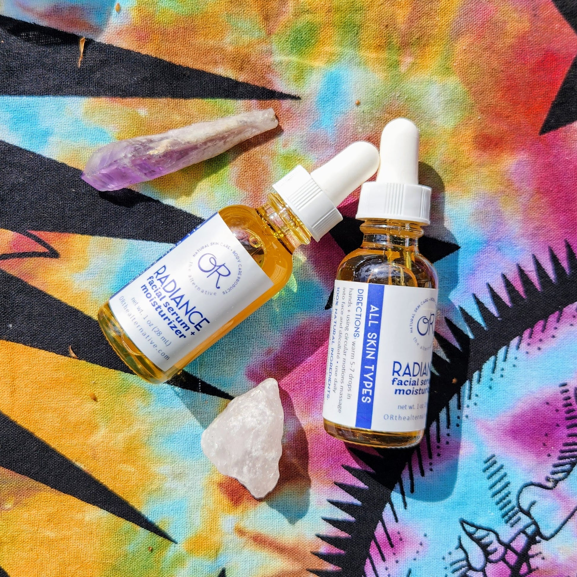 Radiance Oil Facial Serum + Face Moisturizer by OR: the alternative