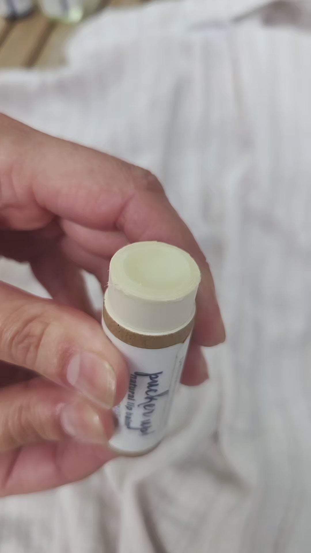 Pucker Up! natural lip balm LIMITED EDITION peppermint by OR: the alternative